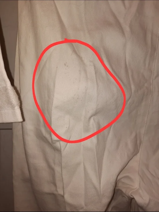 I.AM.GIA NWT White Women's Utility Jumpsuit  Modern Workwear Style Size Small - Picture 8 of 16